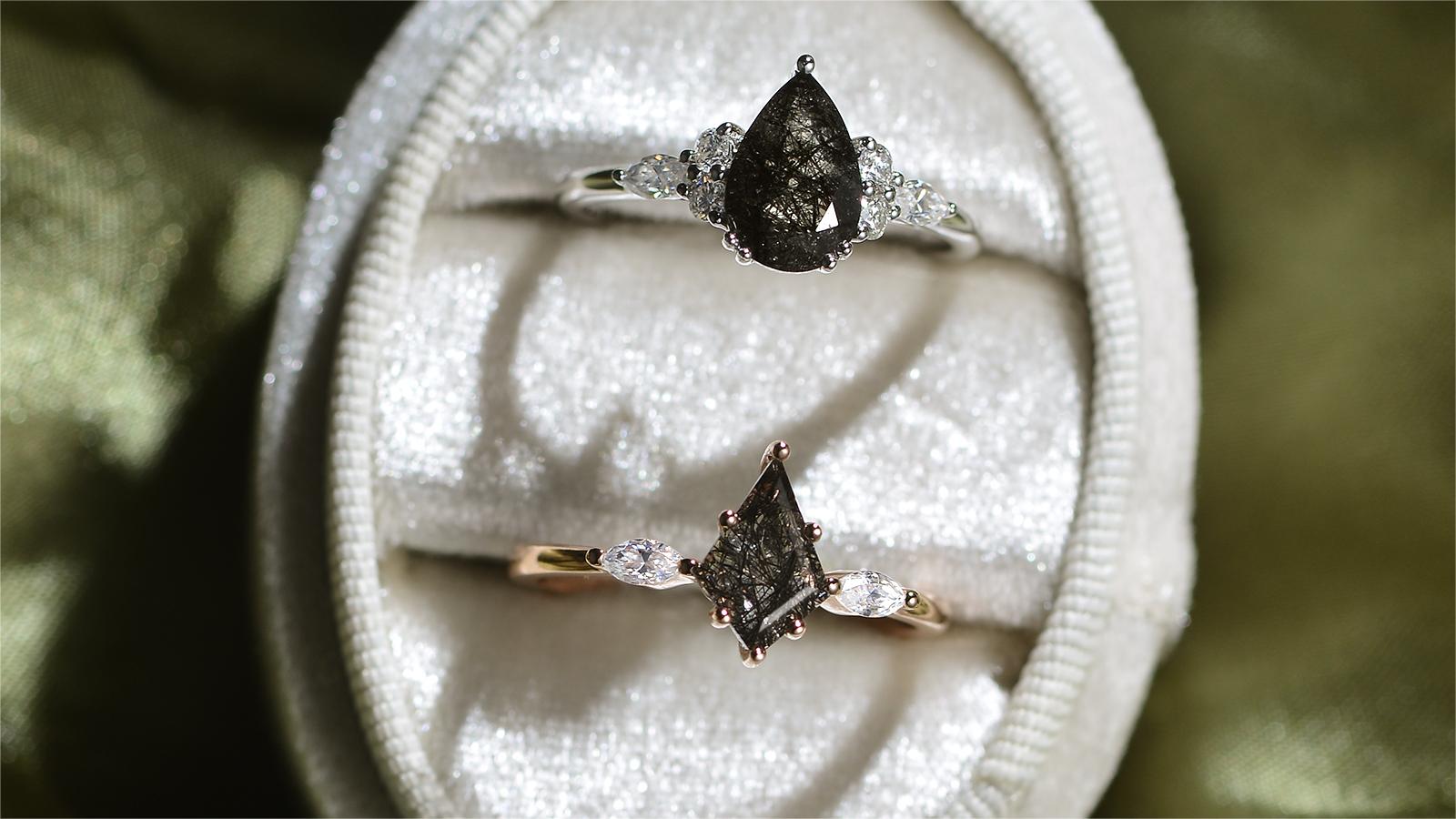 What Designs Define Felicegals’ Salt and Pepper Diamond Collection?